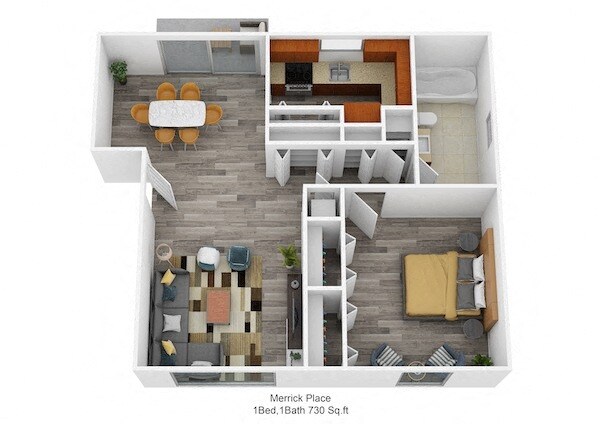 Floorplan - Merrick Place