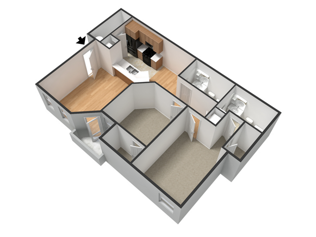 Greenwich Floorplan Unfurnished - Tinsley Place