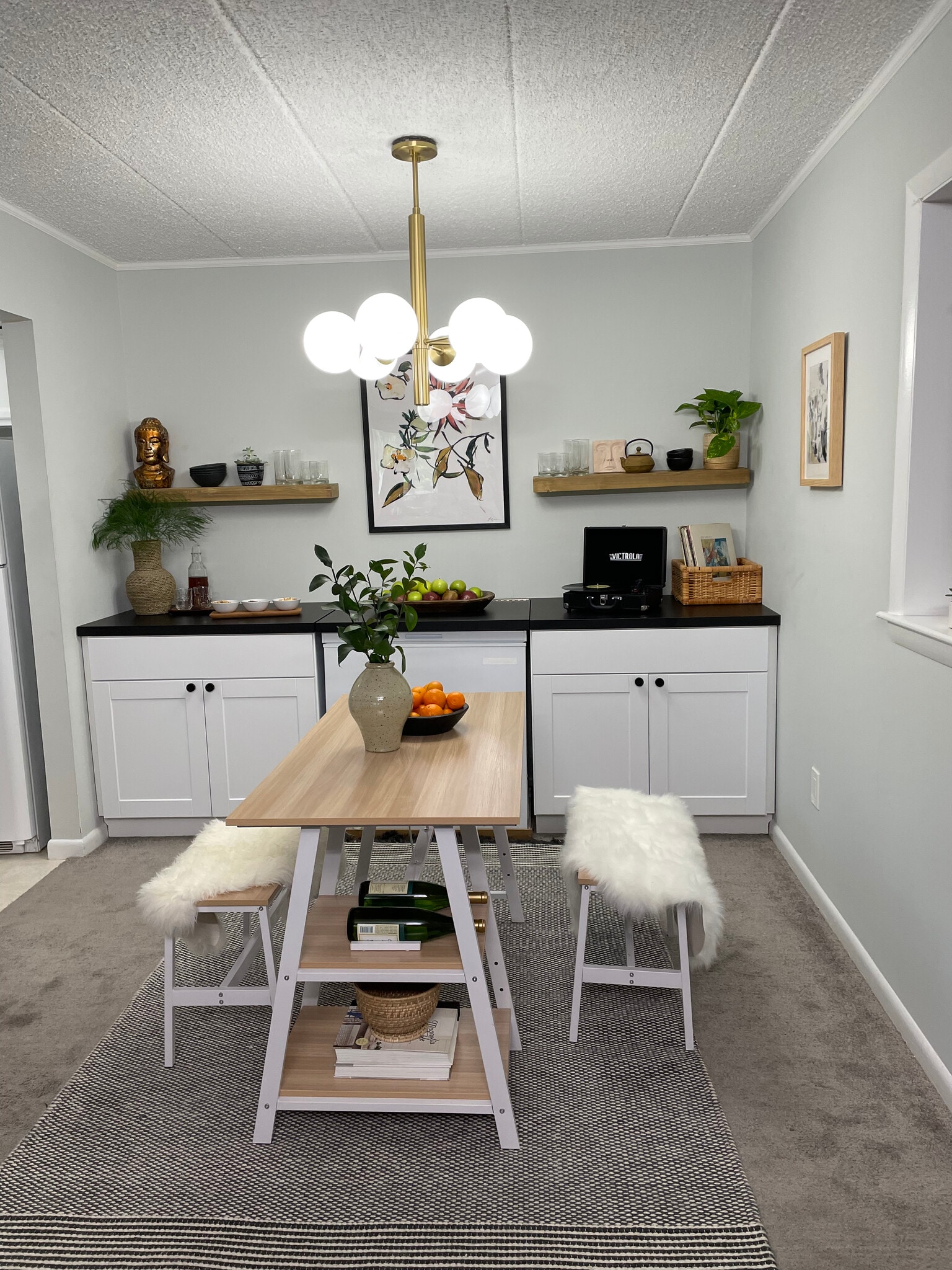 Dining room from living room - 125 Leedom Way