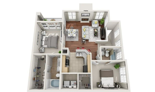 Floorplan - Stone Manor Apartments