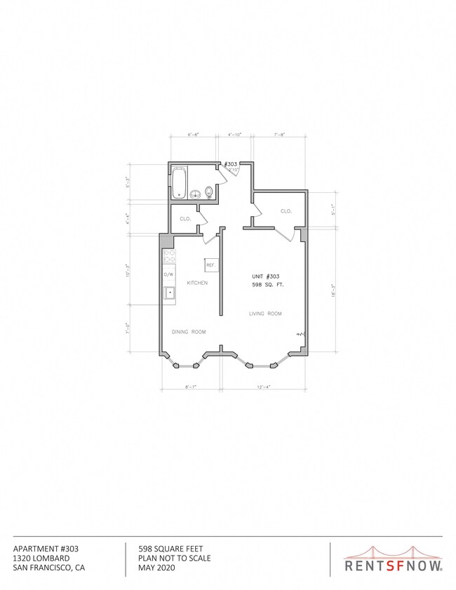 Floorplan - 1320-1380 Lombard