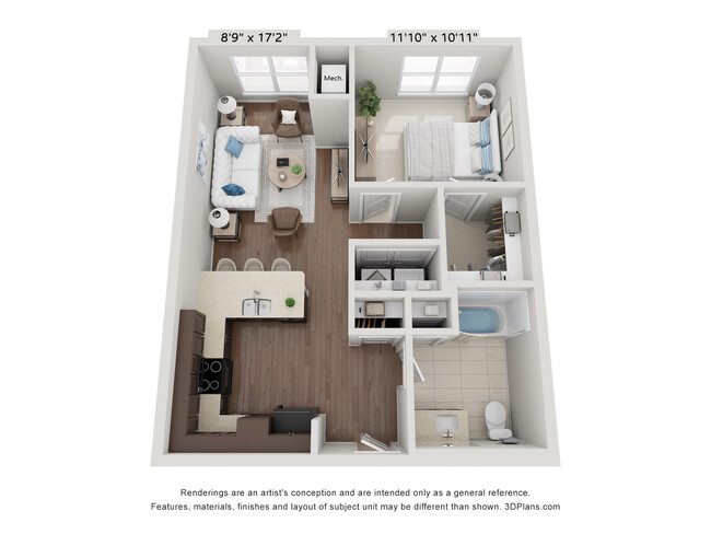 Floorplan - K Avenue Lofts