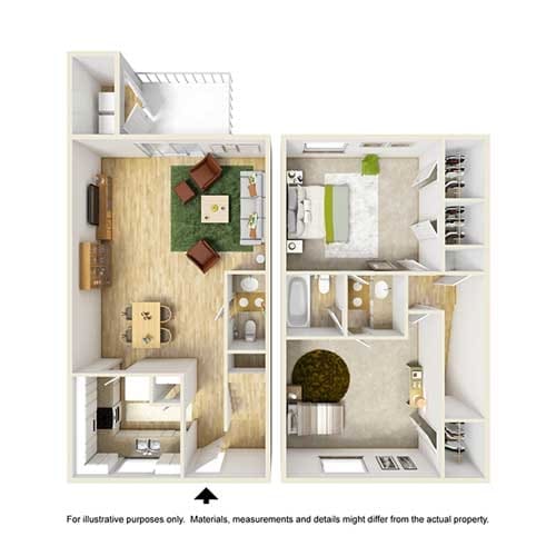 Floorplan - The Place at Galleria