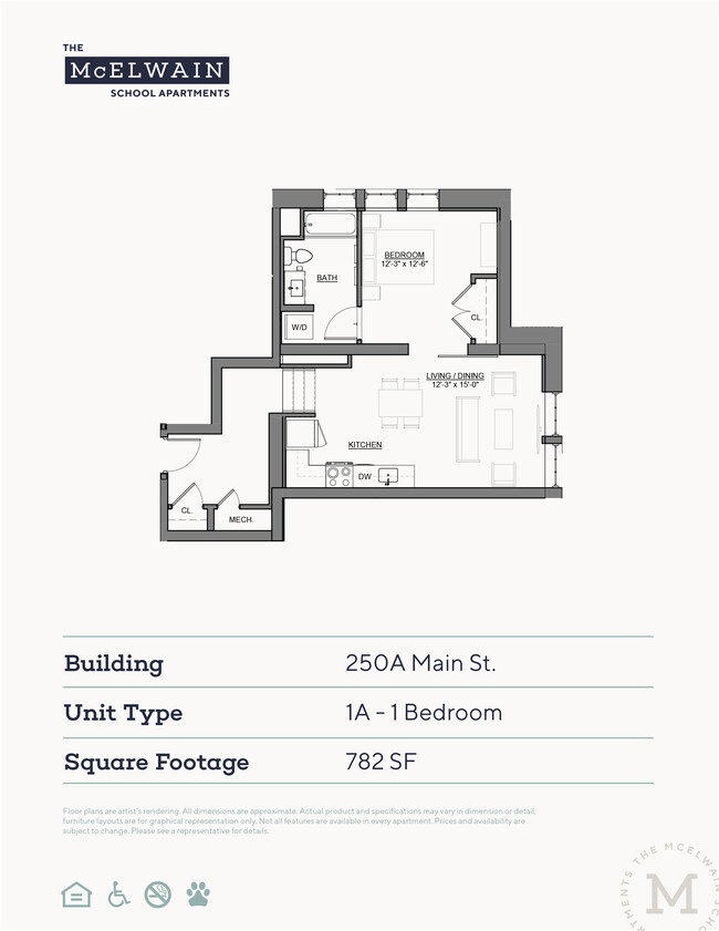 Floorplan - The McElwain School Apartments