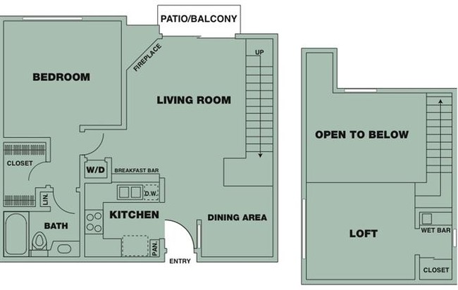 Floorplan - The Oaks Apartments