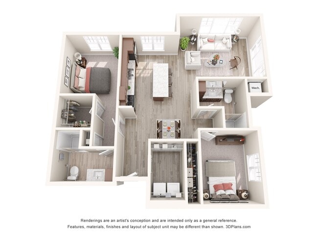Floorplan - The Winslow 62+ Apartments