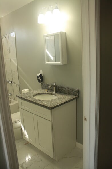 7918 Bathroom vanity - 7918 Lloyd Ave