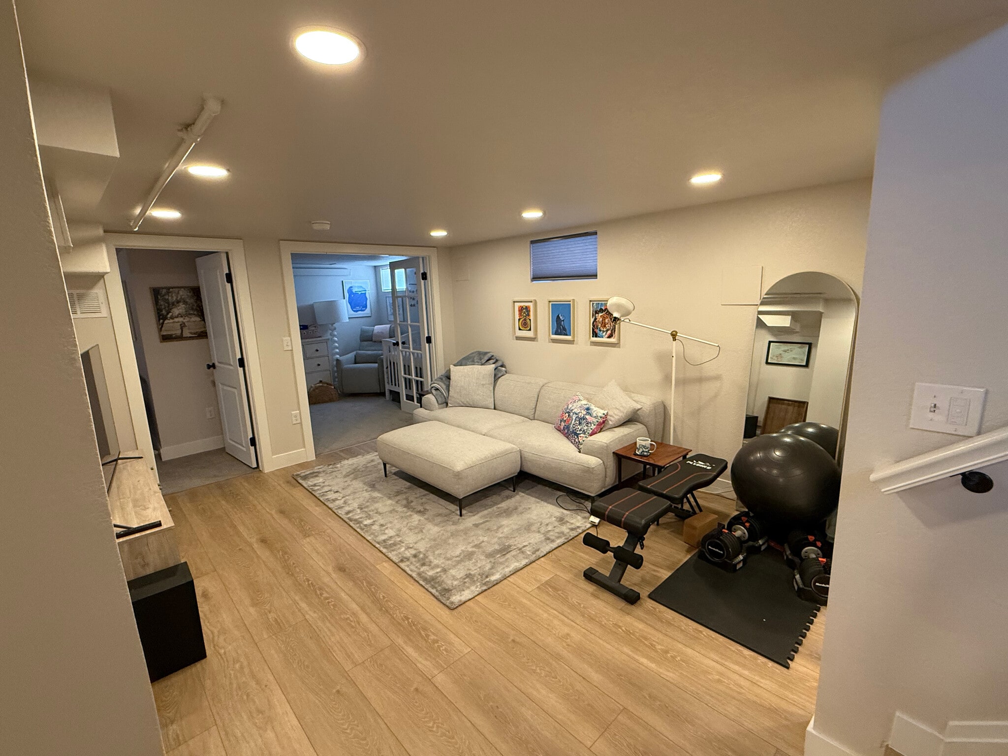 Downstairs living room - 3423 N Saint Paul St