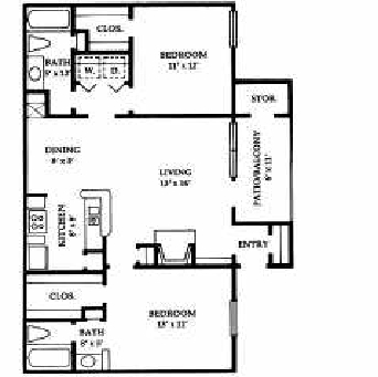 2BR/2BA - Canfield Lakes