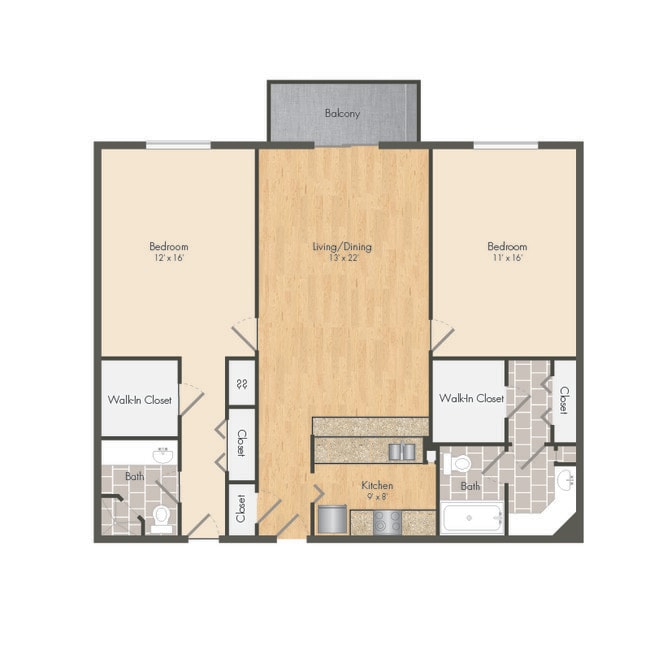 Floorplan - The Beverly