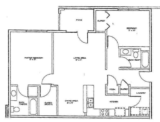 Floorplan - Harbins Manor Apartments