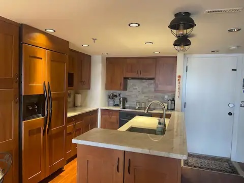 Kitchen View via Living Area - 350 Detroit St