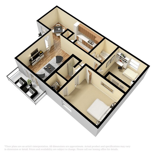Floorplan - Diamond  Trail Apartments