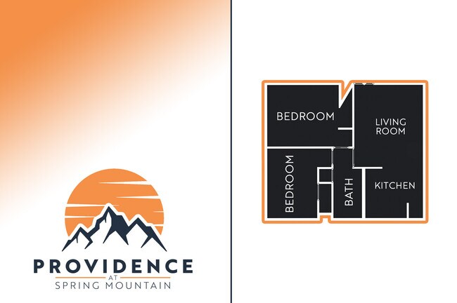 ProvidenceSpringMountain_FloorPlan_TwoBedroom_OneBath - Providence at Spring Mountain