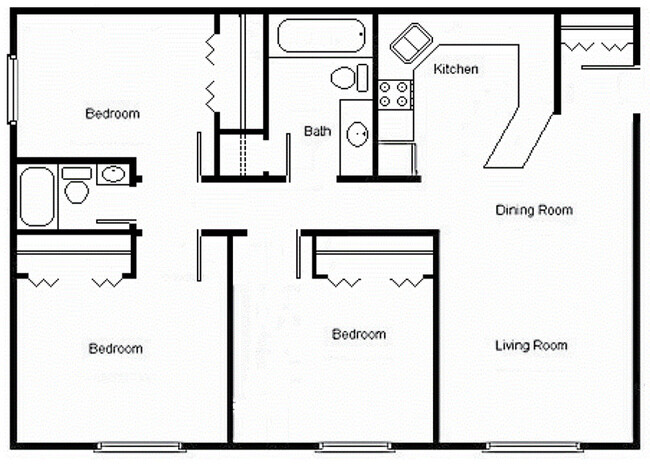 Floorplan - The Villages of Essex Park*