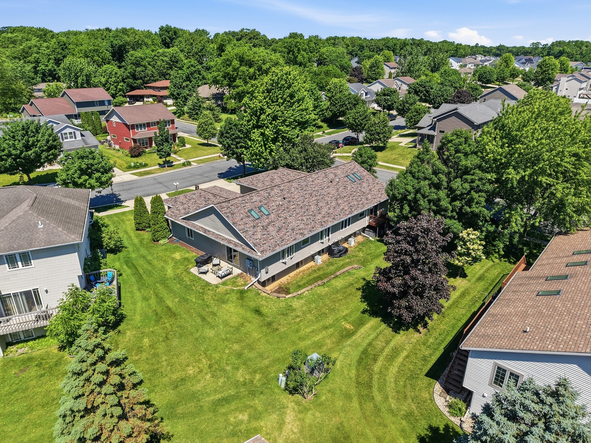 Aerial View - Back - 1051 Tamarack Way
