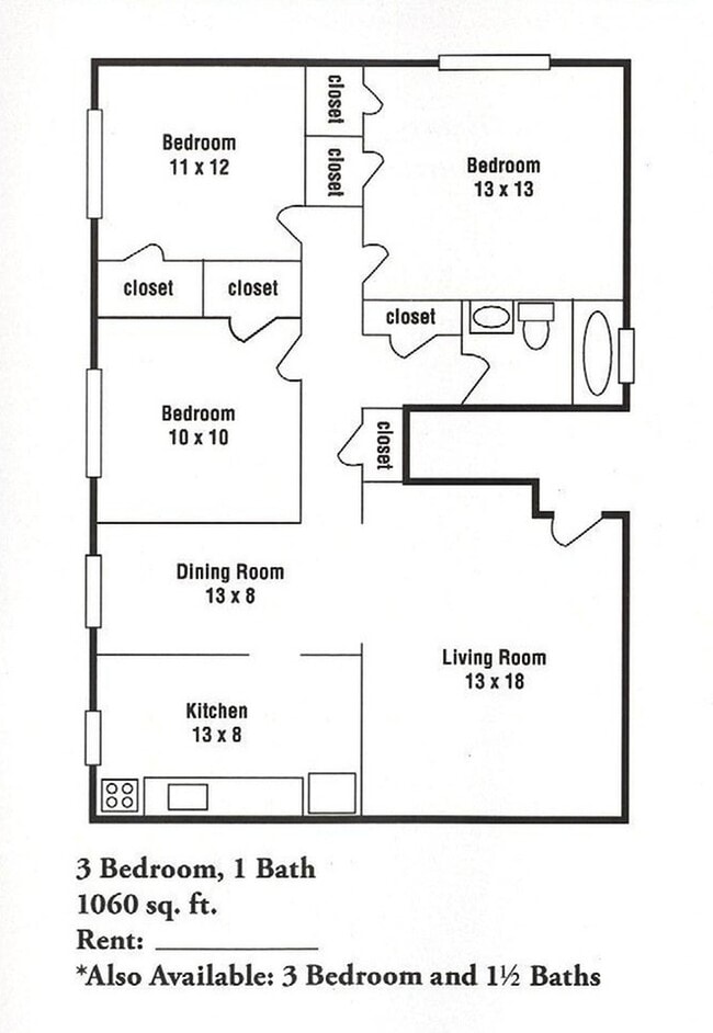Floor Plans 3 Bedroom - Knox Village