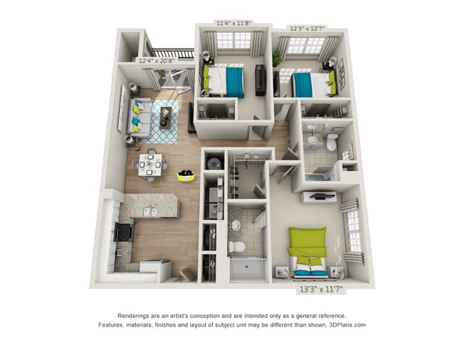 Floorplan - Hawthorne at Mirror Lake