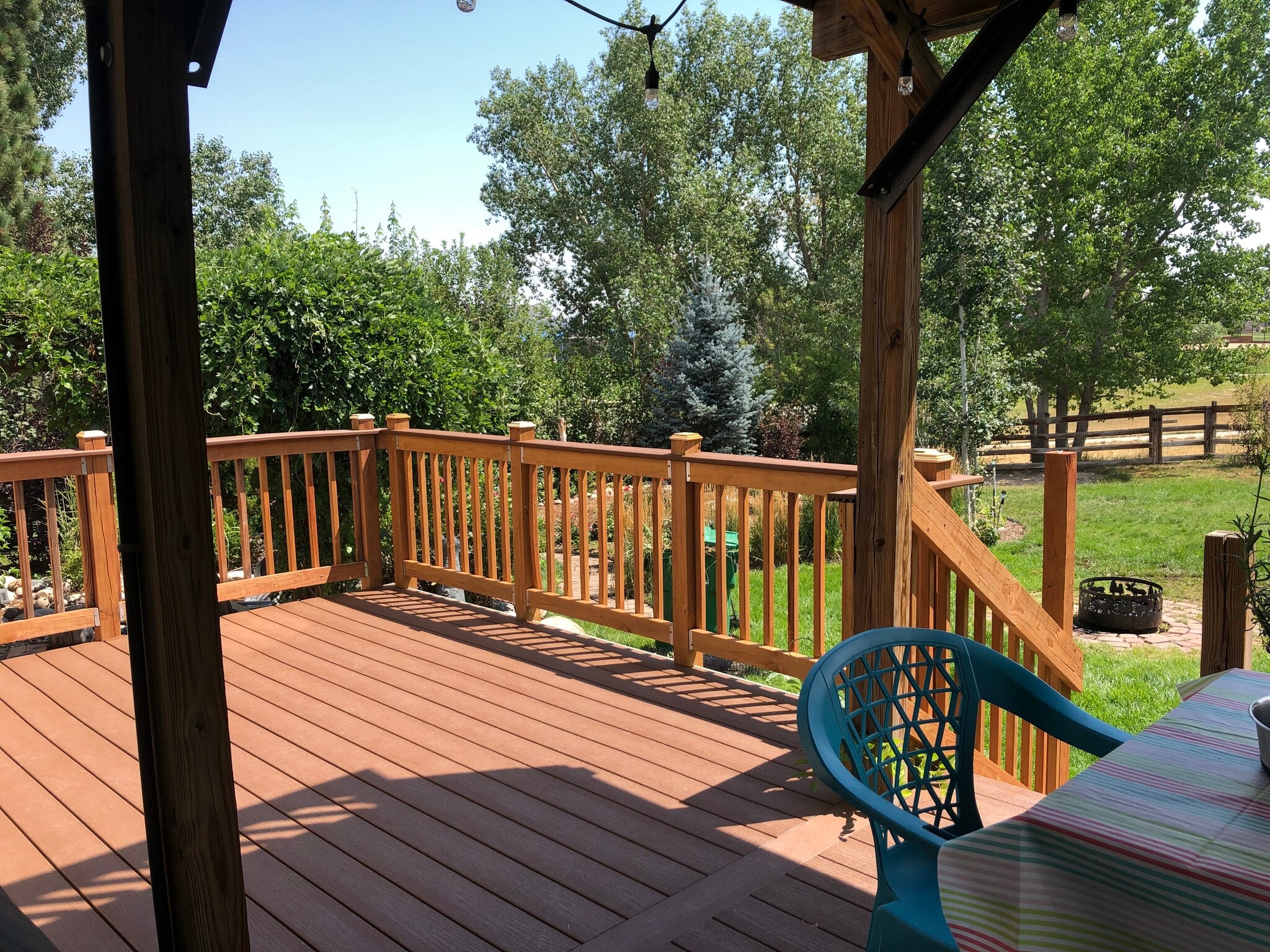 Backyard Deck - 5870 S Rock Creek Dr