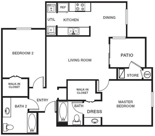 Floorplan - Prairie Ranch Apartment Homes