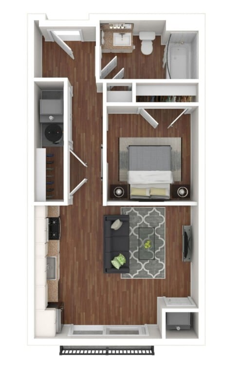 S1 3D Floorplan - Maple and Main