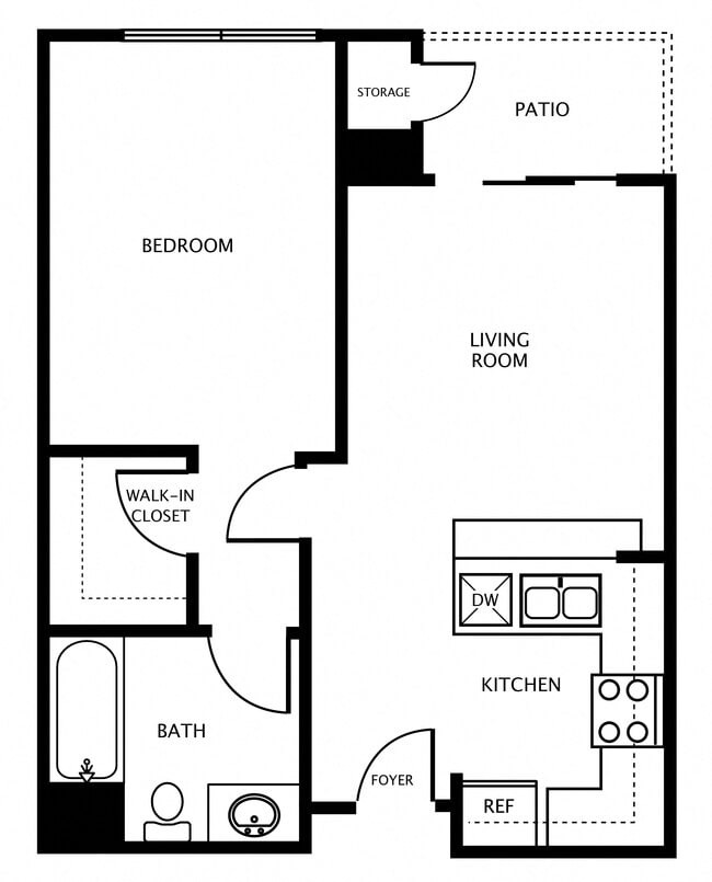 Floorplan - Hayward Village Senior Apartments