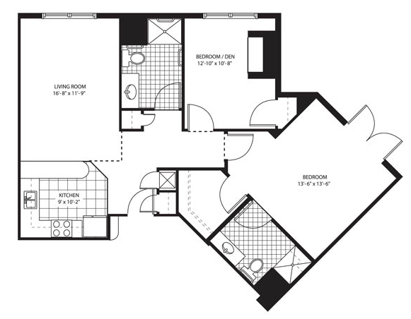 2BR/2BA - Glenbrook at Palm Bay- Senior Living at Ease