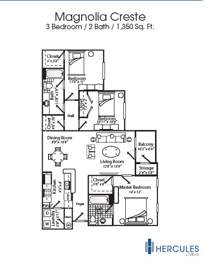 Floorplan - Magnolia Creste