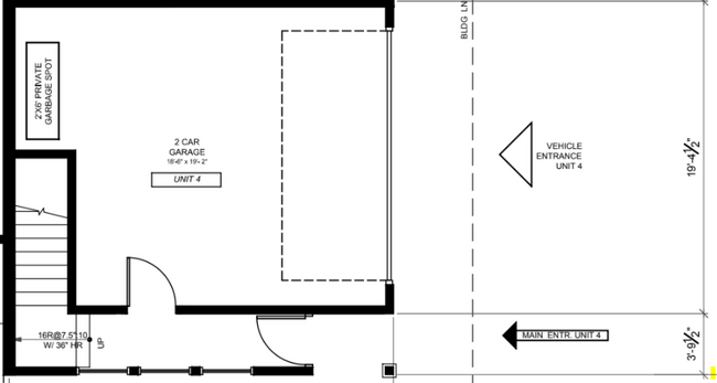 Ground Floor Layout - 2011 East Denny Way