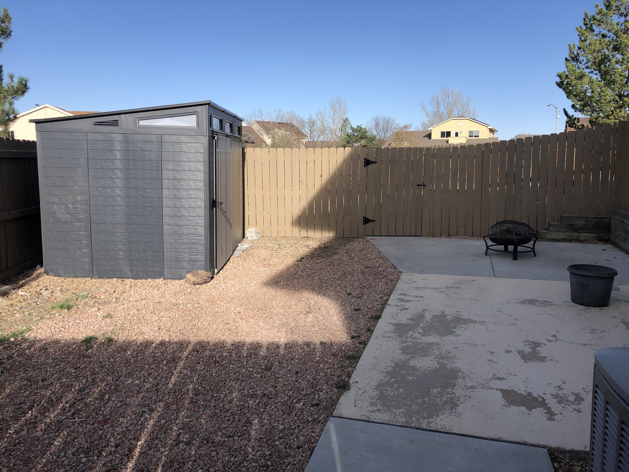 Backyard and Shed - 616 Freemont Cir