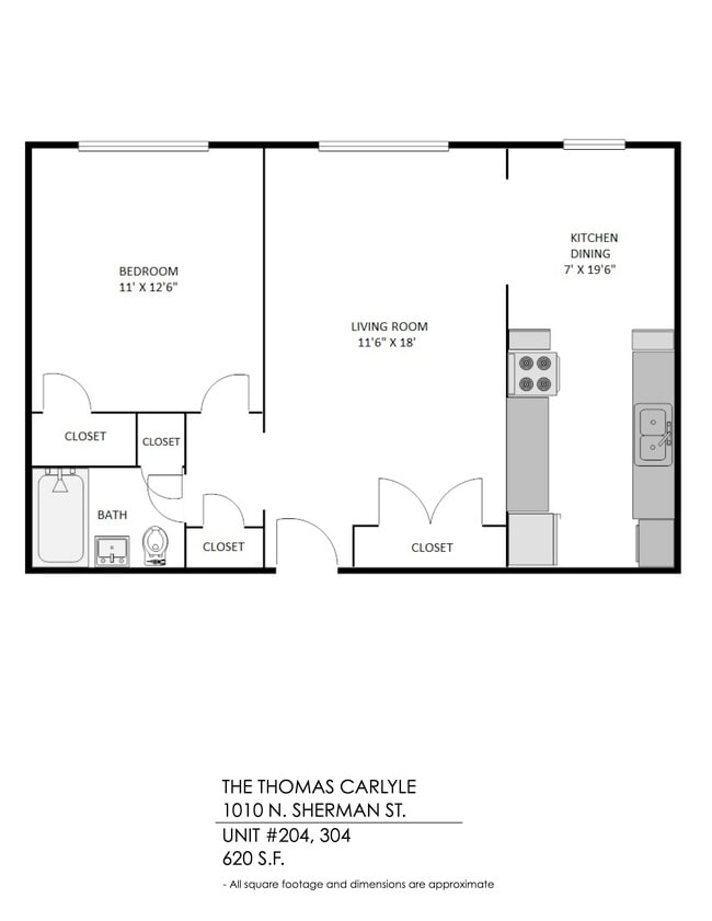 Floorplan - The Thomas Carlyle