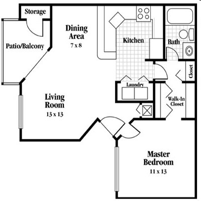 1BR/1BA - Cypress Cove