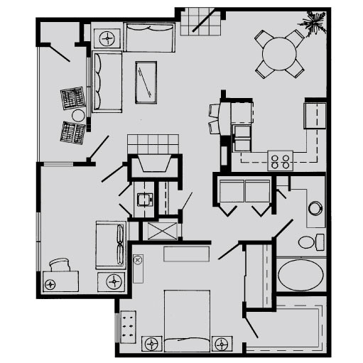 Floorplan - Lenox Village Apartments