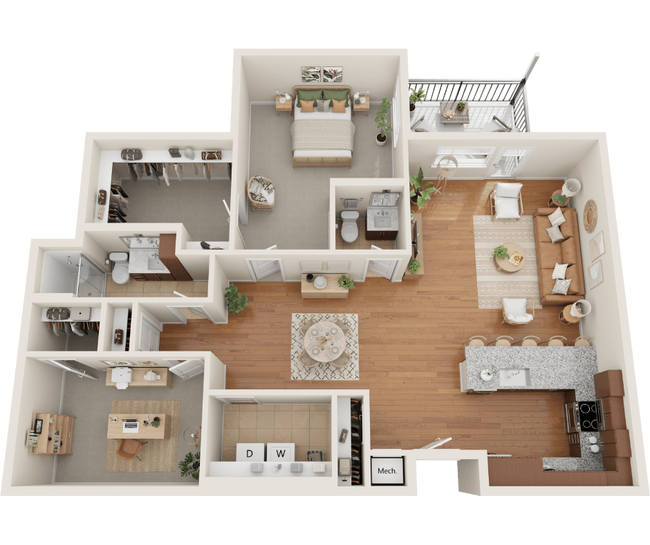 Floorplan - Sylvan Uptown