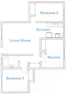 3BR/1BA - Sheldon Village Apartments