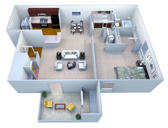 Floorplan - Orchard Mill Apartments