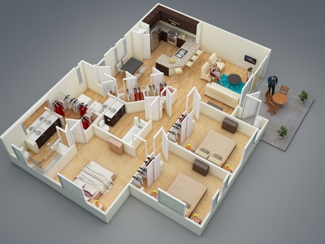 C2 Floor Plan - Liv Avenida