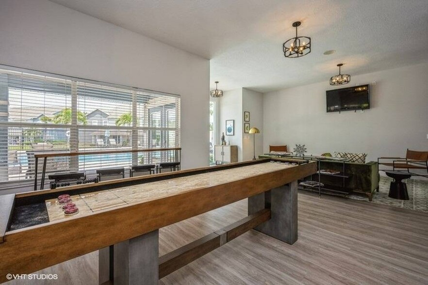 Clubhouse Shuffleboard - Calais Park Apartments