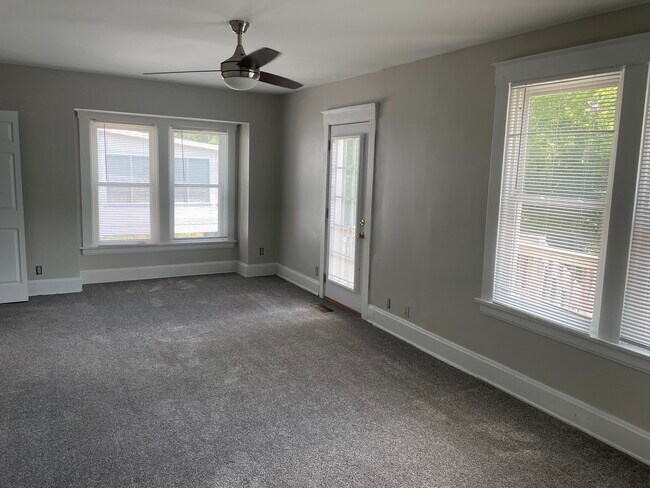 view of master towards deck door - 735 S Grand Ave