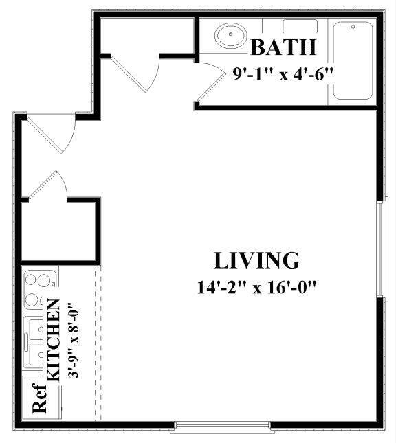 Floorplan - Brentwood Apartments