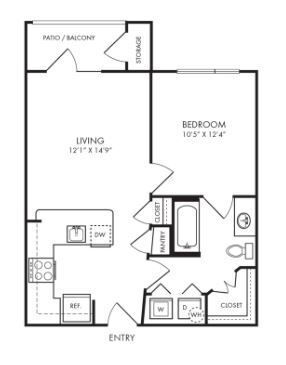 Floorplan - The Mark at Midtown Park