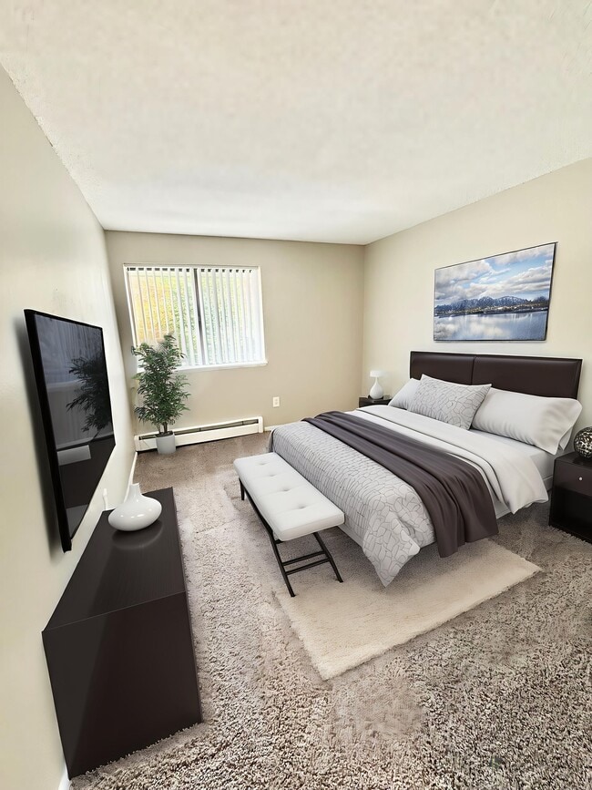 Bedroom - THE PINES Apartments