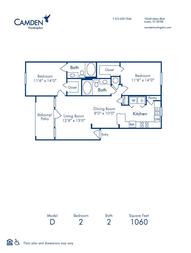 Floorplan - Camden Huntingdon