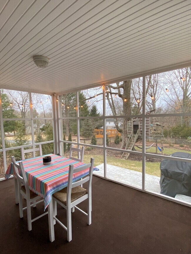 Screened Porch (and adjacent patio) - 904 S Jordan Ave