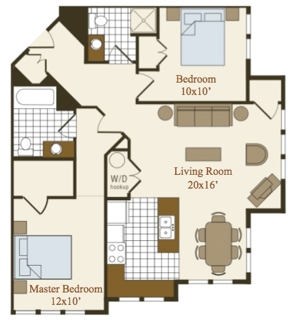 2BR/2BA - Hammarlee House