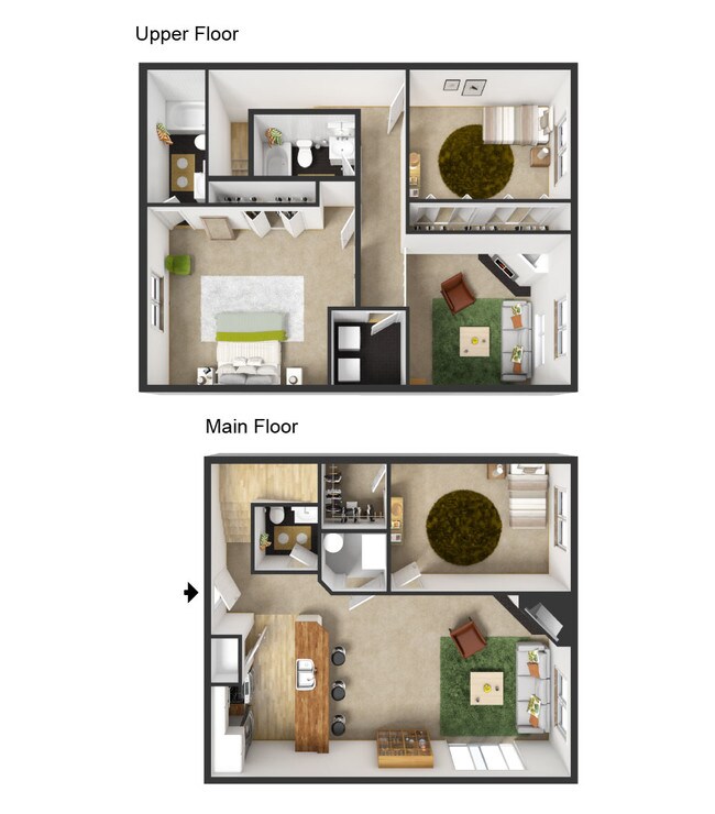 3D Floor Plan - Autumn Ridge