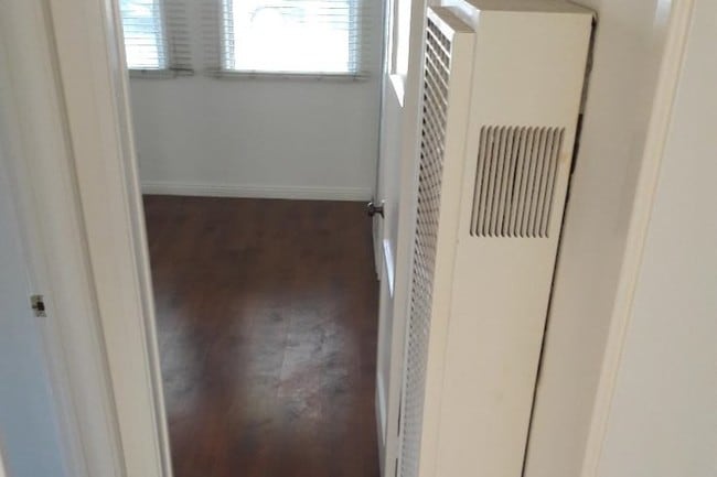 Looking into Bedroom 1 / hallway wall heater - 512 N Lucia Ave