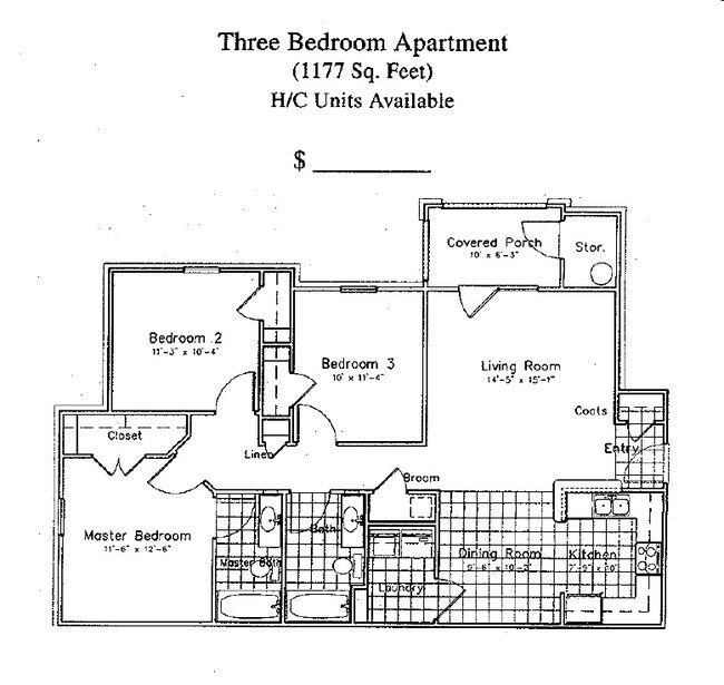 Floorplan - Perry Hill Apartments