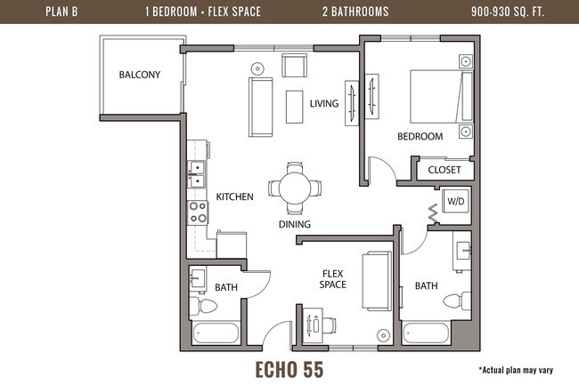 Floorplan - Echo 55