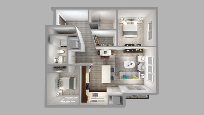 2B2B A - Midtown Reserve Apartments